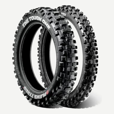 Goma de motor Plews Combo Tough One + Grand Prix Extreme, trasera + delantera · competición